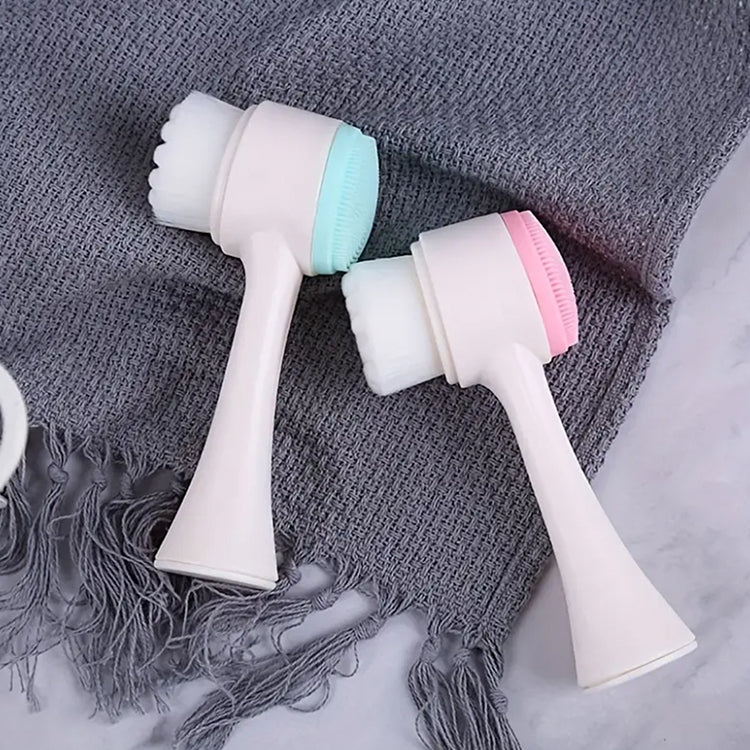 Double Side Silicone Facial Cleansing Brush