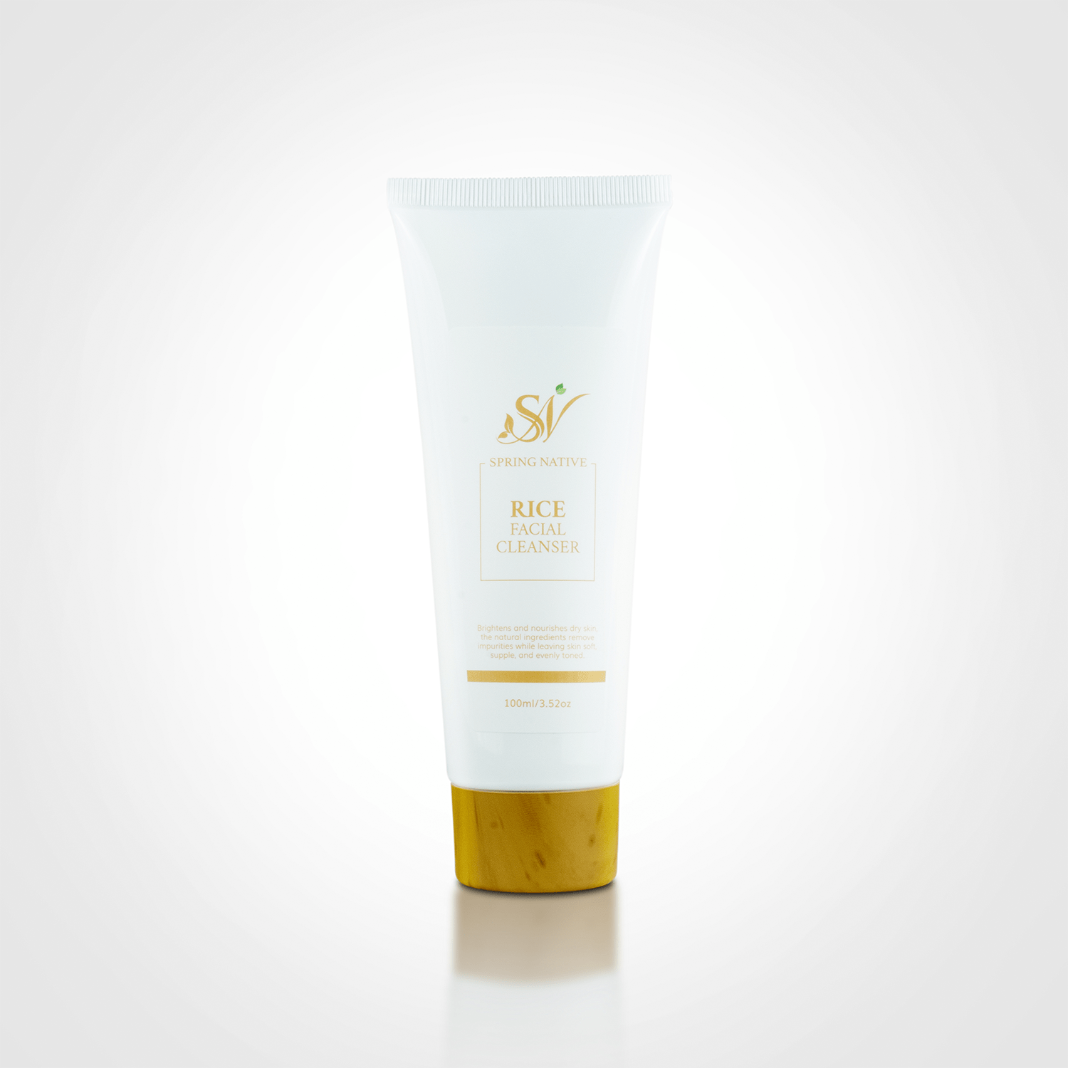 Spring Native Rice Facial Cleanser - Brightening and Hydrating | All Skin Types