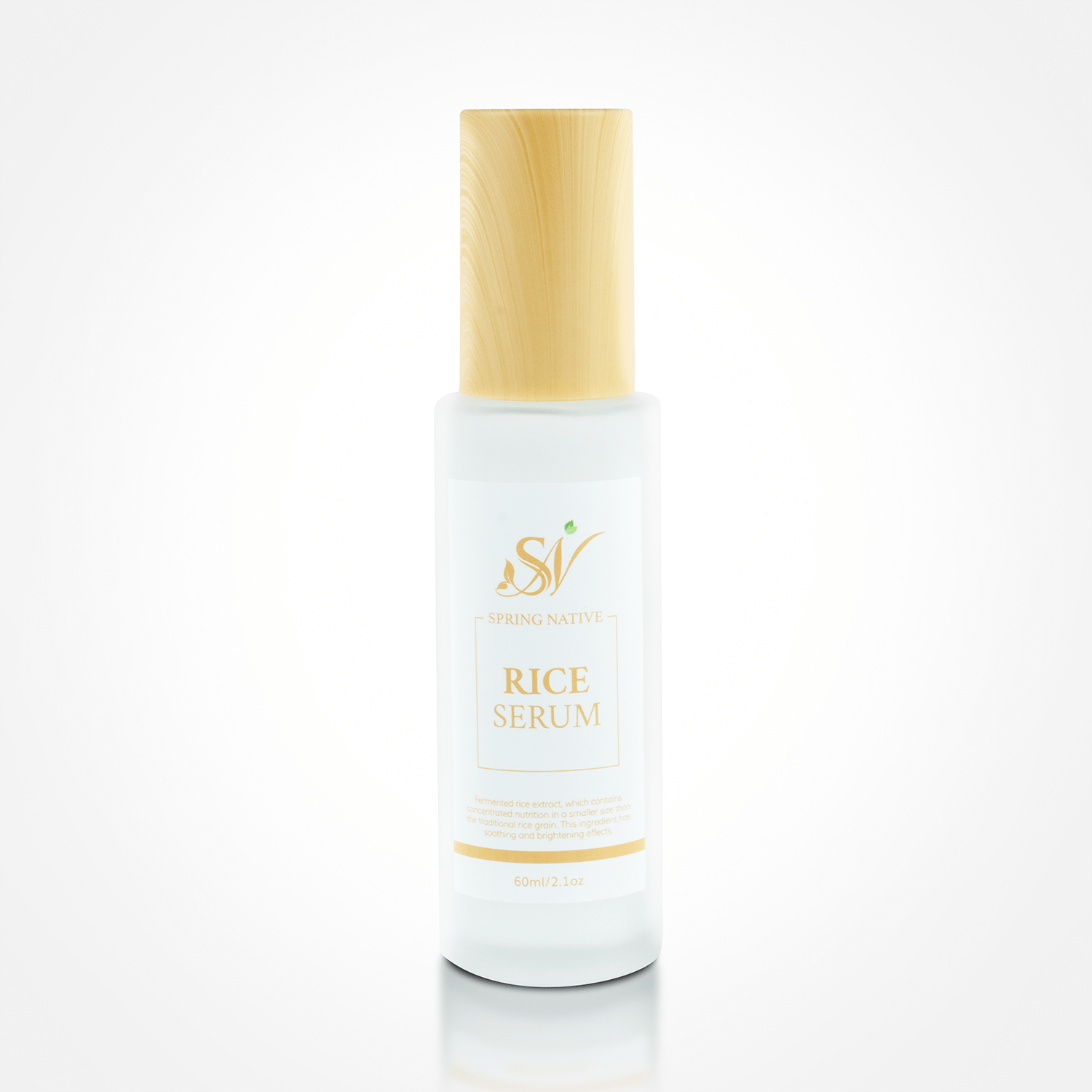 Spring Native Rice Facial Serum – Hydration Brightening Fast-Absorbing | All Skin Types