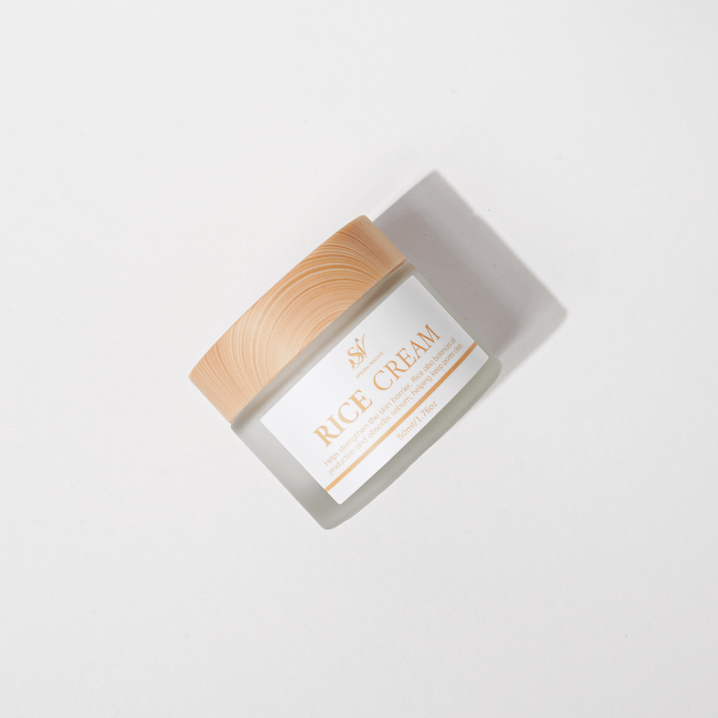 Spring Native Rice Facial Cream – Nourishing Hydration Daily Moisturizer | All Skin Types