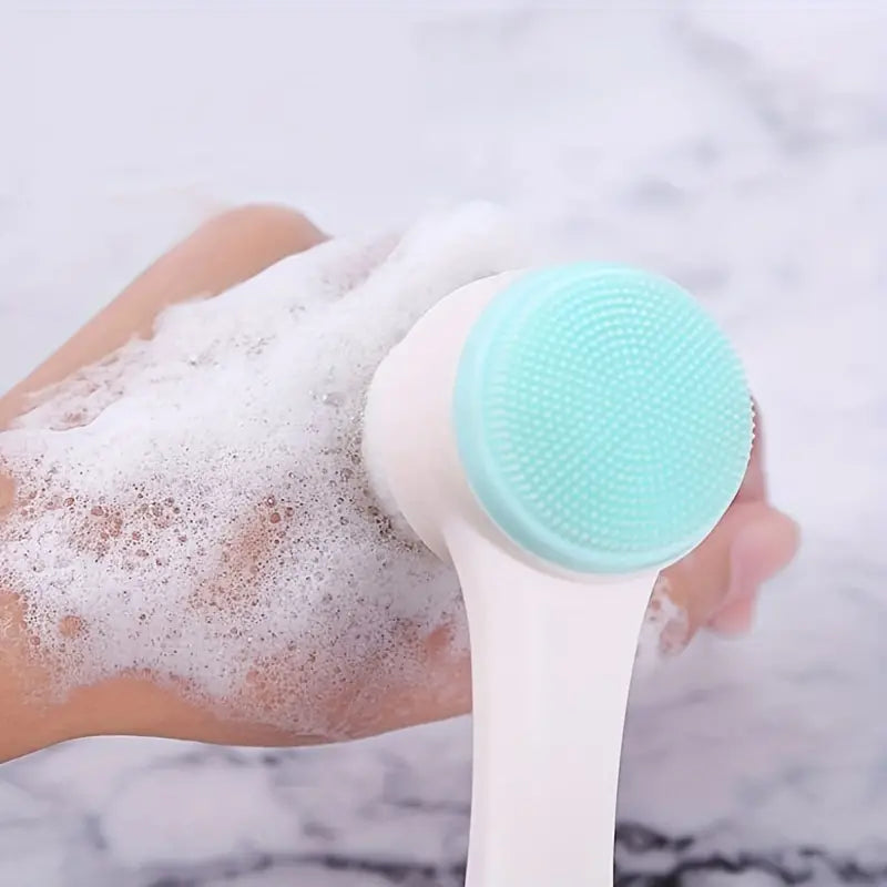 Double Side Silicone Facial Cleansing Brush